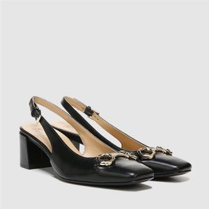 NATURALIZER Keeley Slingback Pumps Women's Shoes In Black Leather